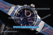 Ulysse Nardin Maxi Marine Diver Miyota OS20 Quartz Steel Case with Blue Dial and Blue Rubber Strap Blue Bezel