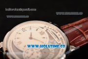 A.Lange&Sohne Grossen Lange 1 Asia Automatic Steel Case with White/Grey Dial and Silver Markers