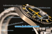 Rolex Submariner Bamford Asia 2813 Automatic Full PVD with Black Micro Checkered Dial - Yellow Spirit