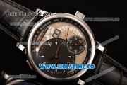 A.Lange&Sohne Grossen Lange 1 Asia Automatic Steel Case with Black/Grey Dial and Silver Markers