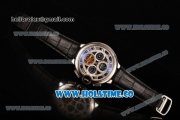 Cartier Ballon Bleu De Tourbillon Moonphase Asia Automatic Steel Case with Black Dial and Roman Numeral Markers