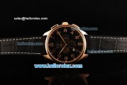 IWC Grande Complication Automatic Movement Rose Gold Case with Black Dial and Arabic Numerals