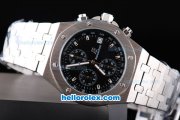 Audemars Piguet Tachymeter Quartz Movement with Black Dial