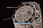 Rolex Submariner 2813 Automatic Case with White Markers Black Dial and Stainless Steel Strap