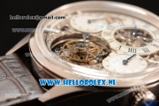 Zenith Chronomaster El Primero Tourbillon Manual Winding Steel Case with Skeleton Dial and Brown Leather Strap