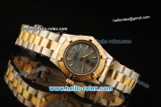 Tag Heuer Aquaracer Swiss ETA Quartz Movement Grey MOP Dial with Stick Markers and Two Tone Strap