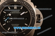 Panerai PAM1389 Luminor Submersible 1950 Amagnetic 3 Days Clone P.9010 Automatic Steel Case with Ceramic Bezel Black Dial and Black Rubber Strap - 1:1 Original (ZF)