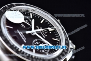 Omega Speedmaster Moonwatch Professional Chronograph Clone Omega 9300 Automatic Steel Case with Black Dial Stick Markers and Steel Bracelet