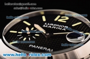 Panerai Luminor Marina PAM 00050 Automatic Movement Full Steel with Black Grid Dial and Green Stick/Numeral Markers