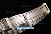 Rolex Sea-Dweller Swiss ETA 2836 Automatic Movement Full Steel with White Markers and Black Dial-Black Bezel