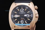 Bell & Ross BR 02 Instrument Automatic with gold Marking Bell & Ross BR 02 Instrument Automatic with gold Marking