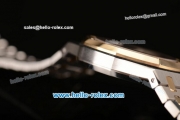 Audemars Piguet Royal Oak Swiss ETA 2824 Automatic Two Tone Case with Two Tone Strap and Blue Grid Dial - 1:1 Original