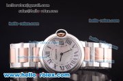 Cartier Ballon Bleu De Cartier Swiss ETA Quartz Steel Case with White MOP Dial and Two Tone Strap Cartier Ballon Bleu De Cartier Swiss ETA Quartz Steel Case with White MOP Dial and Two Tone Strap