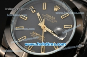 Rolex SE Datejust Bamford Asia Automatic Full PVD with Black Dial and Stick Markers