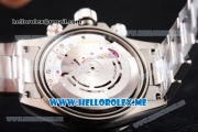 Rolex Daytona Clone Rolex 4130 Automatic Stainless Steel Case/Bracelet with White Dial and Arabic Numeral Markers (BP)