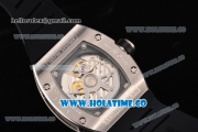 Richard Mille RM010 Miyota 9015 Automatic Steel/Diamonds Case with Skeleton Dial and Numeral Markers