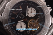 Breitling Colt Tourbillon Automatic Steel Case and Strap with Black Dial