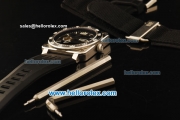Bell & Ross Aviation BR 03 Original Quartz Movement Steel Case with White Markers and Black Rubber Strap-1:1 Original