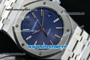 Audemars Piguet Royal Oak Swiss ETA 2824 Automatic Full Steel with Blue Dial and Stick Markers - 1:1 Origianl (ZF)