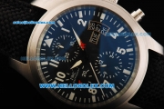 IWC Pilot's Watch TOP GUN Automatic Movement Steel Case with Black Dial and White Markers