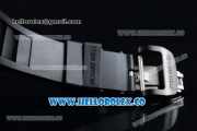 Richard Mille RM 011 Felipe Massa Chronograph Swiss Valjoux 7750 Automatic PVD Case with Black Dial Arabic Numeral Markers and Black Rubber Strap