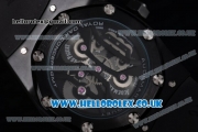 Audemars Piguet Royal Oak Concept Japanese Miyota Quartz PVD Case with Skeletoon Dial and Black Rubber Strap (EF)