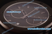 Hublot Classic Fusion Chronograph Quartz PVD Case with Black Dial and Black Rubber Strap