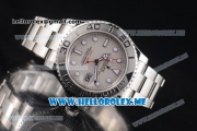 Rolex Yacht-Master 40 Swiss ETA 2836 Automatic Stainless Steel Case/Bracelet with Grey Dial and Dot Markers