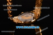 Vacheron Constantin Patrimony Tourbillon Miyota 9015 Automatic Full Yellow Gold with White Dial and Stick Markers (YR)