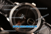 Omega De Ville Co-Axial Swiss ETA 2824 Automatic Steel Case with Black Dial and Roman Numeral Markers
