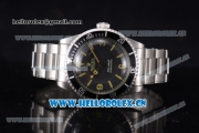 Rolex Submariner Vintage 1950's Asia 2813 Automatic Stainless Steel Case/Bracelet with Black Dial and Stick/Arabia Numeral Markers