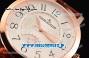 Jaeger-LECoultre Rendez-Vous Swiss ETA 2824 Automatic Rose Gold Case with White Dial and Arabic Numeral Markers