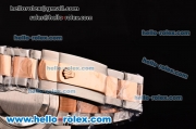Rolex Datejust II Asia 2813 Automatic Two Tone Case with White Dial and White Stick Markers - ETA Coating Super LumiNova