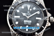 Rolex Submariner Comex Asia 2813 Automatic Steel Case with Black Dial White Dots Markers and Steel Bracelet