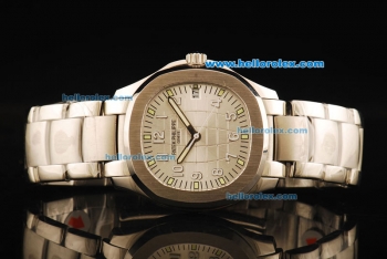 Patek Philippe Aquanaut Swiss ETA 2824 Automatic Movement Full Steel with Silver Dial and White Arabic Numerals