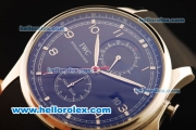 IWC Portugieser Yacht Club Automatic Movement Steel Case with Black Dial and Silver Numeral Markers