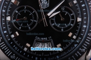Tag Heuer Mercedes-Benz Chronograph Automatic Black Dial with Black Bezel