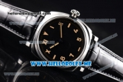Panerai Radiomir California 3 Days PAM 249 Clone P.1000 Manual Winding Steel Case with Black Dial and Black Leather Strap (EF)