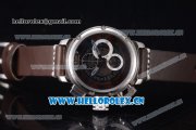 U-Boat Chimera Skeleton Chronograph Miyota OS10 Quartz Steel Case with Skeleton Dial and Brown Leather Strap