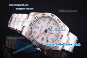 Rolex Explorer II Asia 2813 Automatic Full Steel with White Dial and White Markers