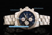 Breitling Avenger Swiss Valjoux 7750 Automatic Movement Full Steel with Black Dial and Arabic Numerals