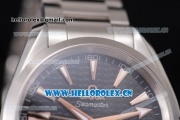 Omega Aqua Terra 150 M Co-Axial Clone 8500 Automatic Stainless Steel Case/Bracelet Black Dial and Stick Markers (EF)