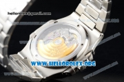 Patek Philippe Nautilus 40th Anniversary Miyota 9015 Automatic Steel Case/Bracelet with Blue Dial (bp)