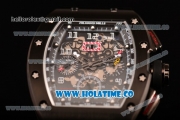 Richard Mille RM005 FM Asia Automatic PVD Case with Skeleton Dial and Black Inner Bezel