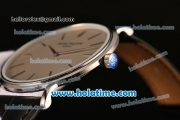 Patek Philippe Calatrava Miyota OS2035 Quartz Steel Case with Grey Dial and Stick Markers