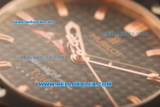 Hublot Classic Fusion Swiss ETA 2824 Automatic Movement Gold Case with Black Bezel and Black Rubber Strap