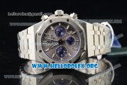 Audemars Piguet Royal Oak 41MM Chronograph Swiss Valjoux 7750 Automatic Steel Case/Bracelet with Grey Dial (EF)