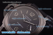 Panerai Luminor Marina PAM00026 Swiss ETA 6497 Manual Winding Movement PVD Case with Black Dial - 1:1 Original