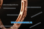 Patek Philippe Nautilus 9015 Auto Rose Gold Case with Brown Dial and Rose Gold Bracelet - 1:1 Origianl