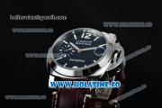 Panerai Luminor Marina PAM 111 Automatic Steel Case with Black Dial and Green Markers